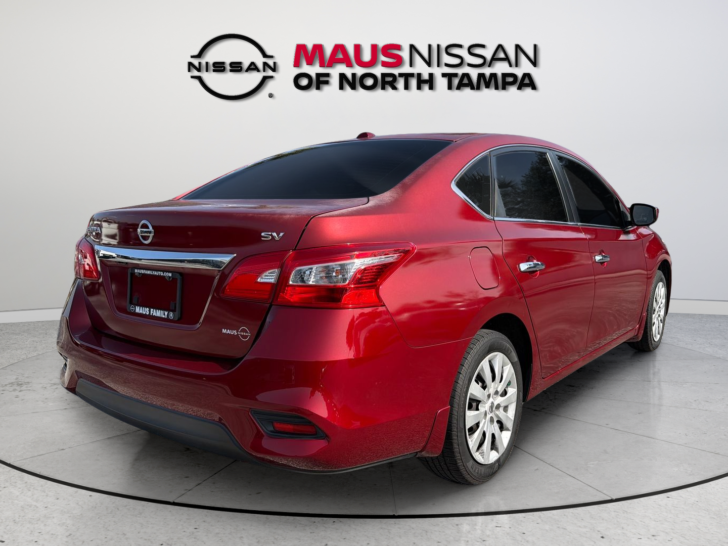Used 2017 Red Nissan SV image 8