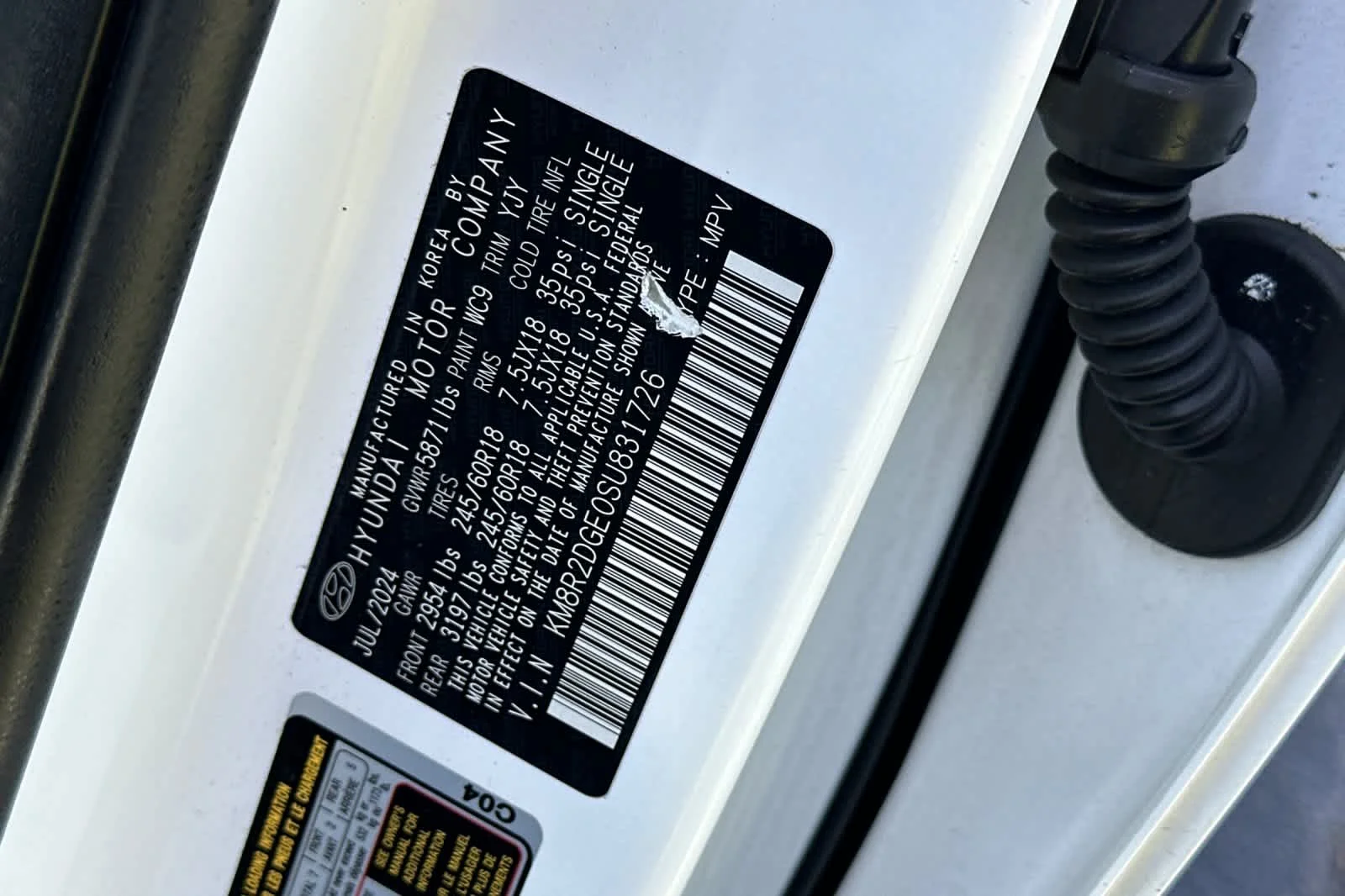 Certified Used 2025 Hyper White Hyundai SEL image 30