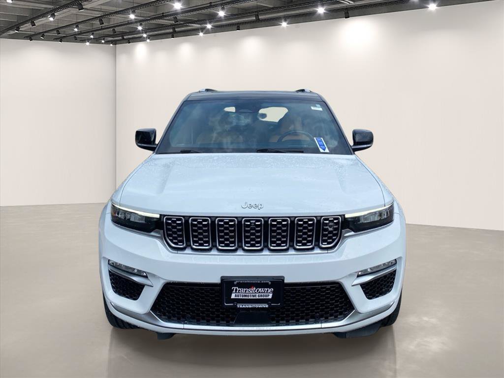 Used 2022 Bright White Clearcoat Jeep Summit Reserve image 2