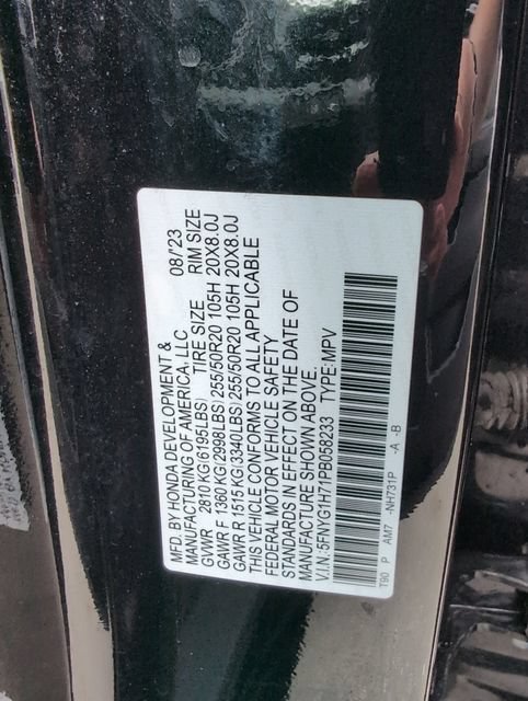 2023 Honda Pilot Touring - Photo 19