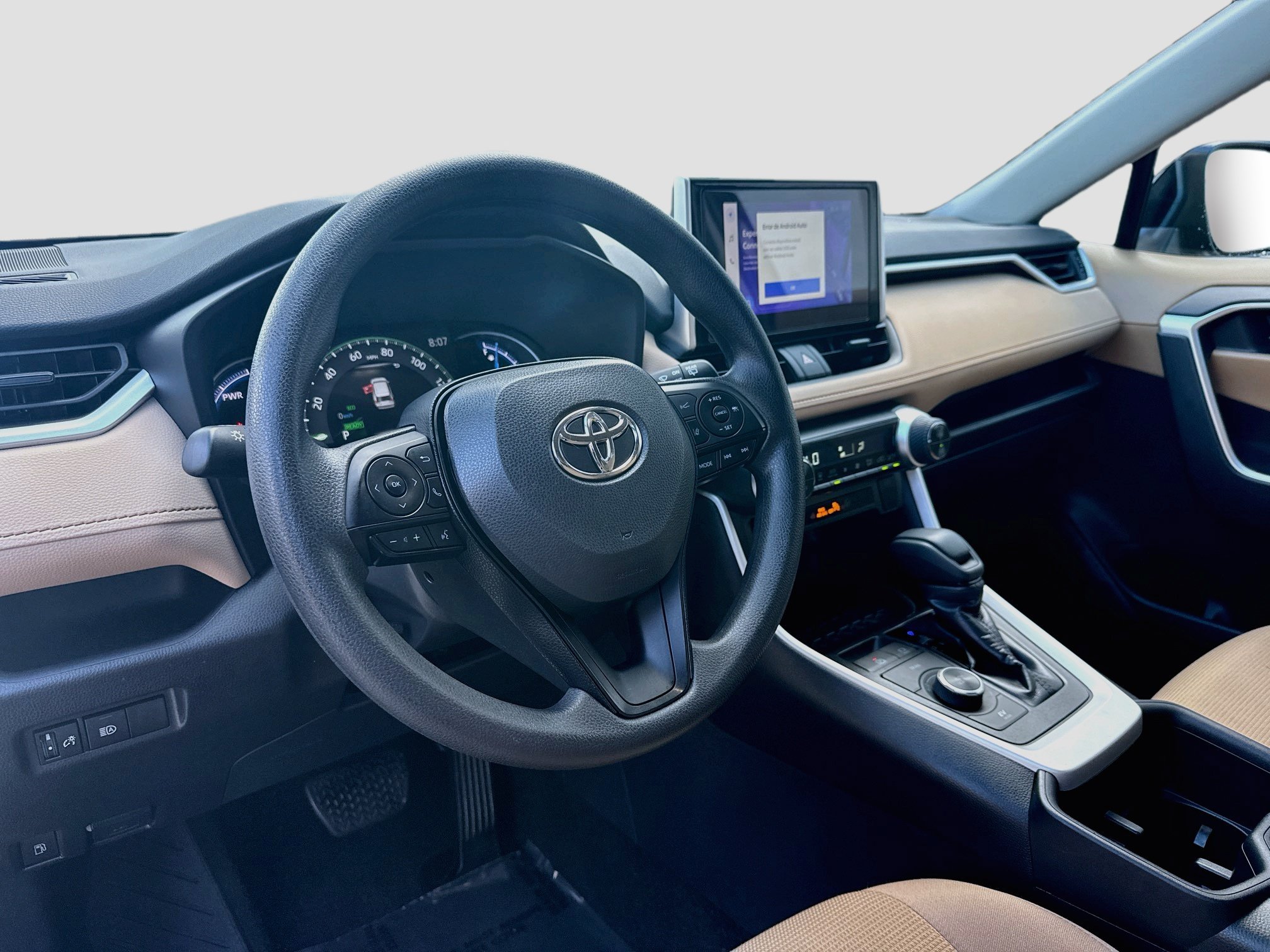 Used 2025 Midnight Black Metallic Toyota Hybrid LE image 9
