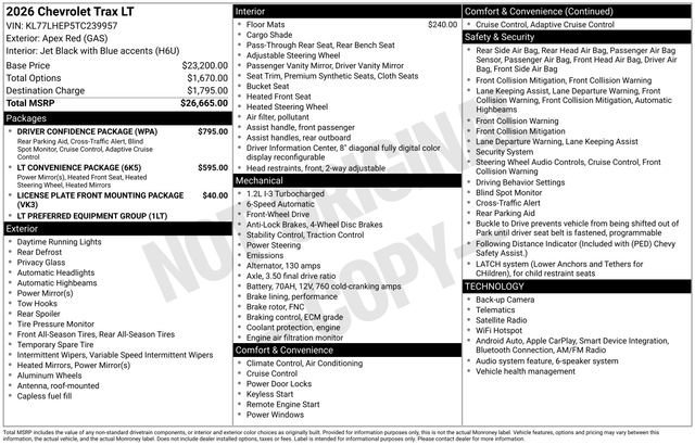 2026 Chevrolet Trax LT - Photo 28