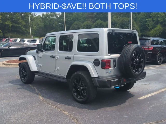 Used 2024 Silver Jeep Sahara 4xe image 3