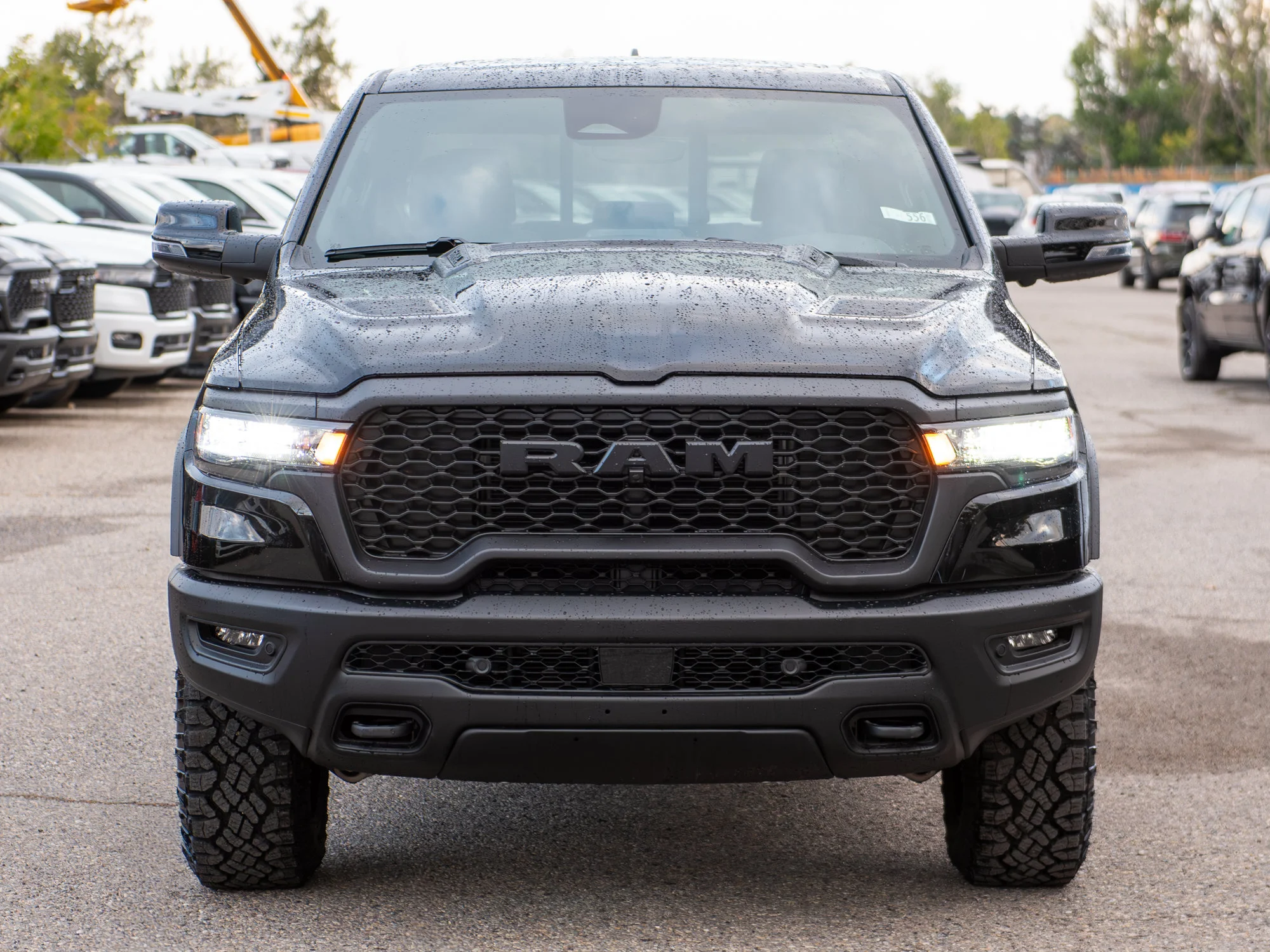 New 2026 Black RAM Rebel* Crew Cab 4x4, Level 2 Equip Group, Passenger Screen, 33 Inch A/T Tires image 10