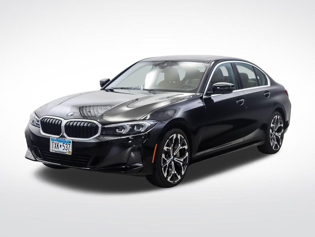 Certified Used 2025 Jet Black BMW 330i xDrive image 1