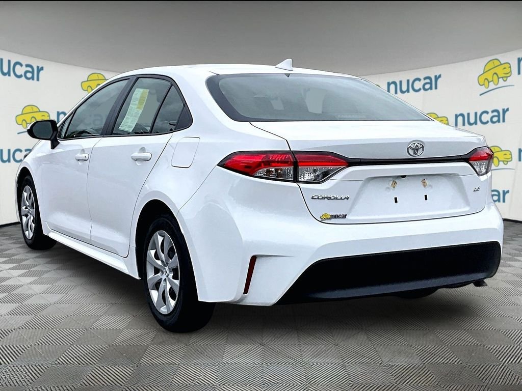 Used 2023 White Toyota LE image 4