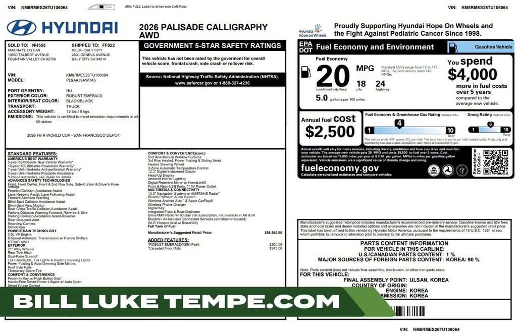 2026 Hyundai Palisade