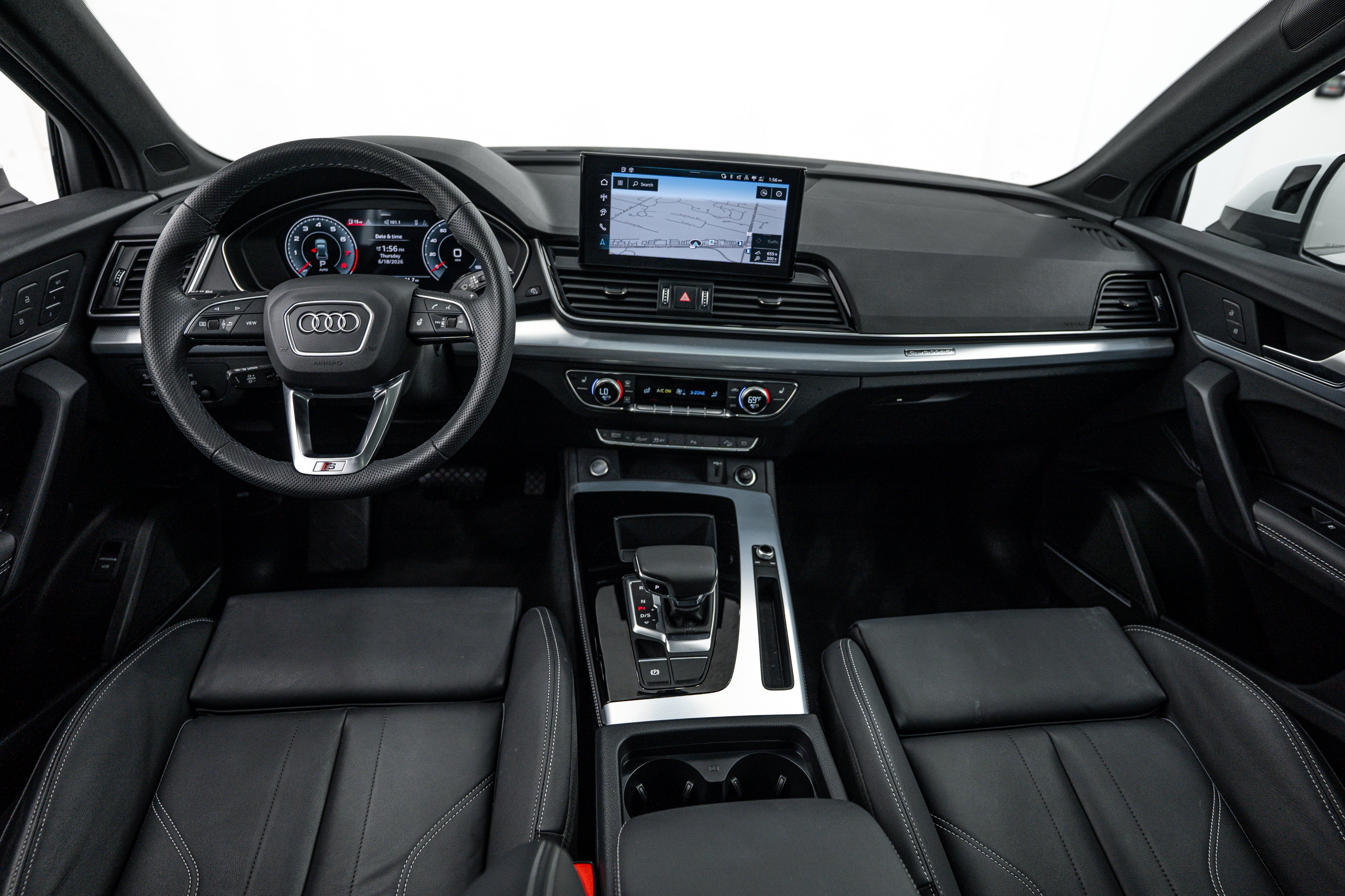 Certified Used 2024 Glacier White Metallic Audi S line Premium Plus image 16