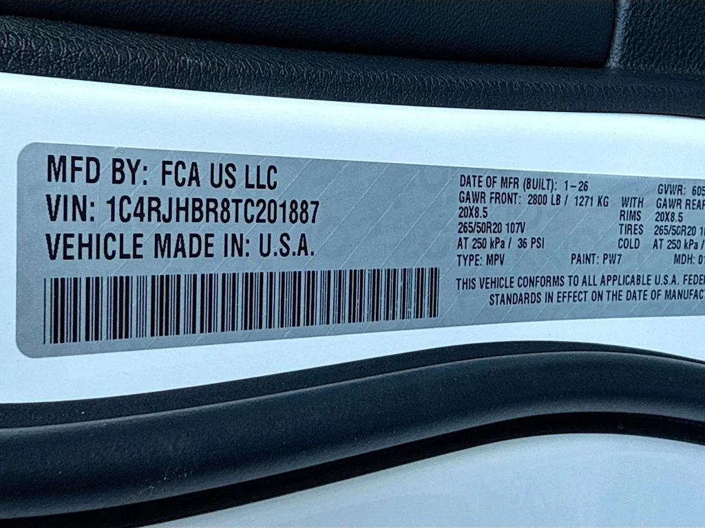 New 2026 Bright White Clearcoat Jeep Limited image 12