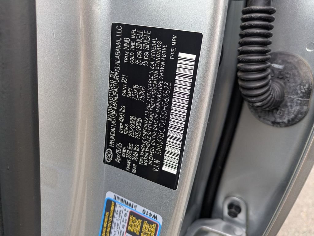 Certified Used 2025 Silver Hyundai SEL image 32