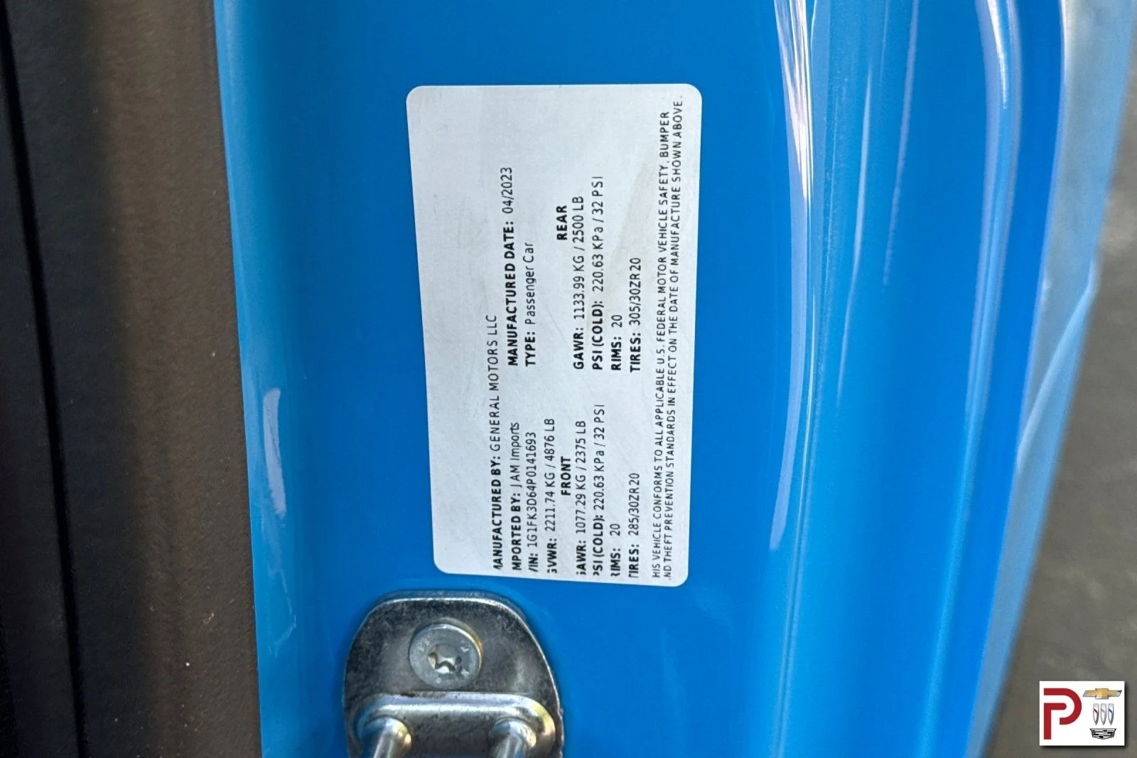 Certified Used 2023 Blue Chevrolet ZL1 image 34