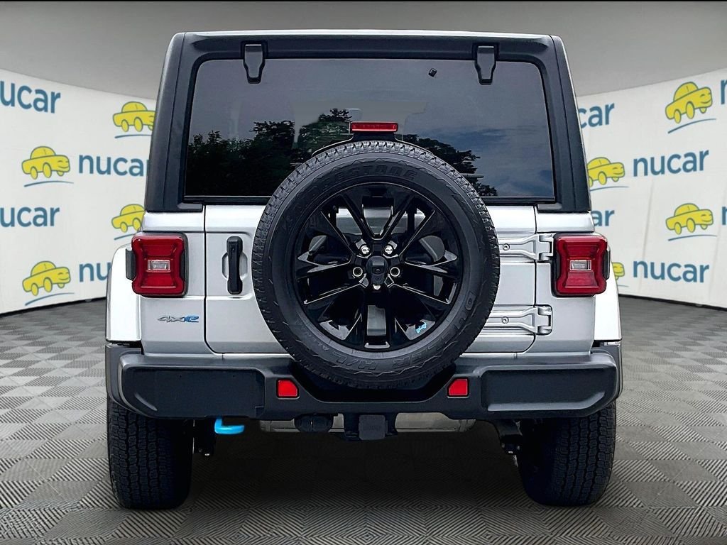 Used 2023 Silver Jeep Sahara 4xe image 5
