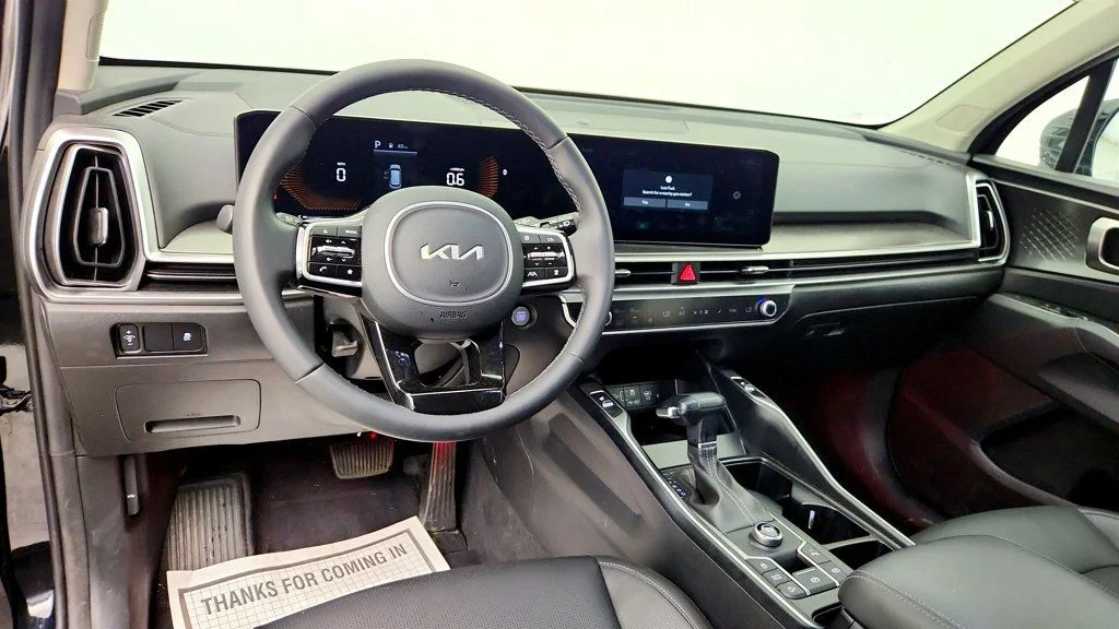 Used 2024 Ebony Black Kia S FWD w/ Panoramic Sunroof Pkg image 11