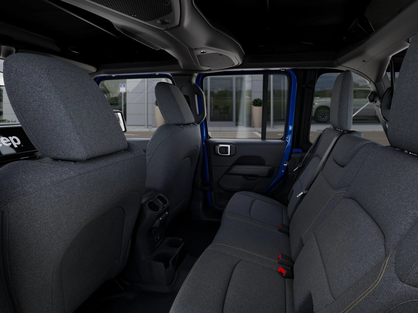 New 2025 Hydro Blue Pearl-Coat Exterior Paint Jeep Sahara image 43