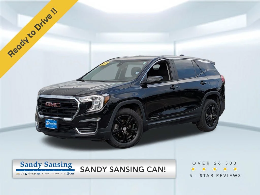 Used 2023 Black GMC SLE image 1