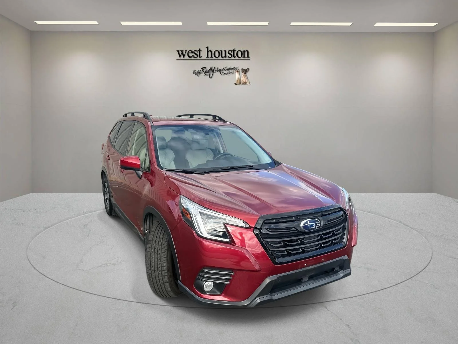 Used 2022 Crimson Red Pearl Subaru Premium image 2