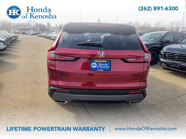 New 2027 Radiant Red Metallic Honda Sport-L Hybrid AWD image 4