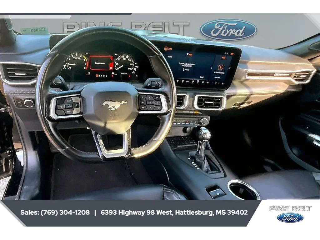 Used 2024 BLACK Ford EcoBoost Convertible image 5