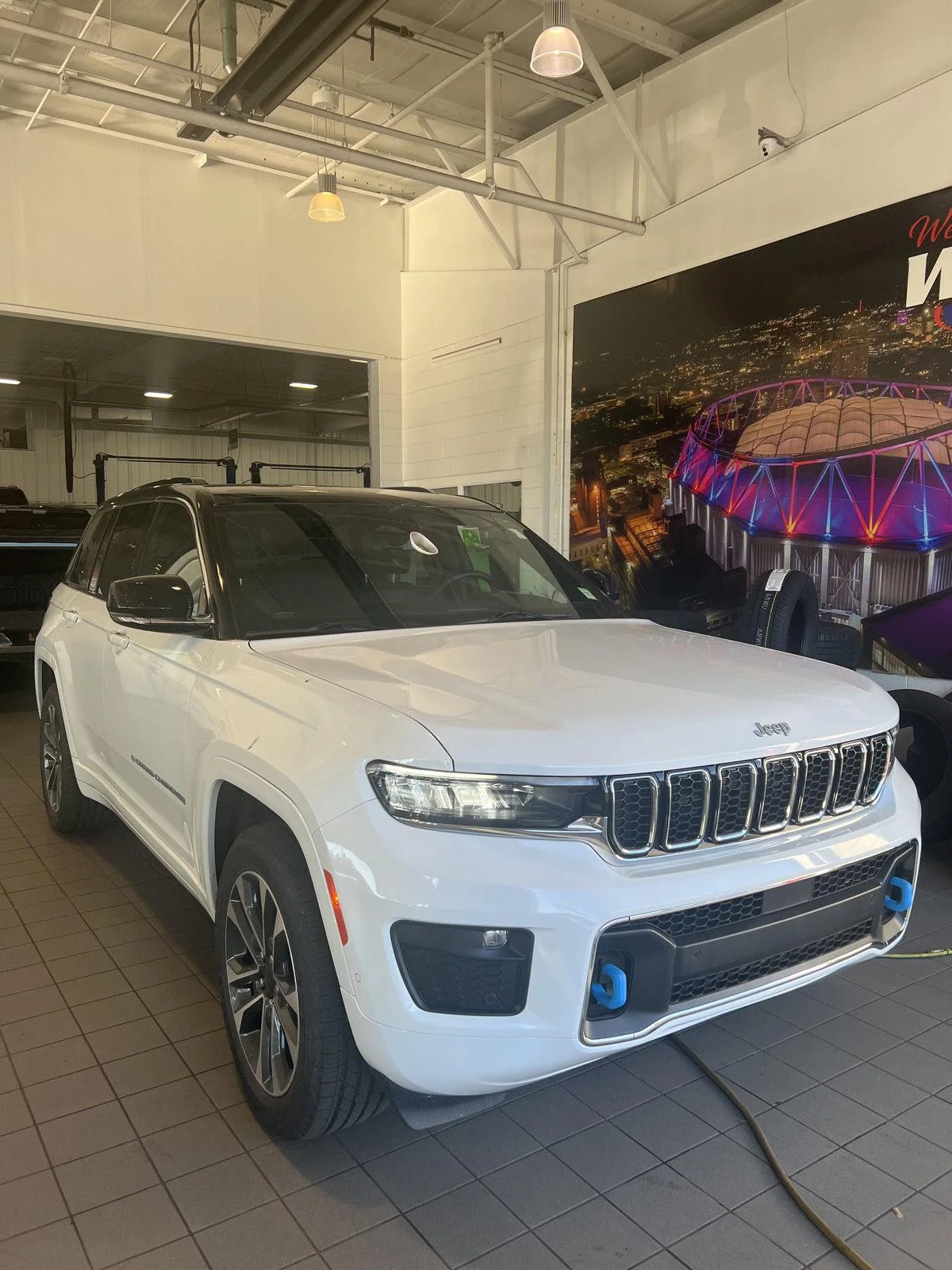 Used 2024 Bright White Clearcoat Jeep Overland image 47