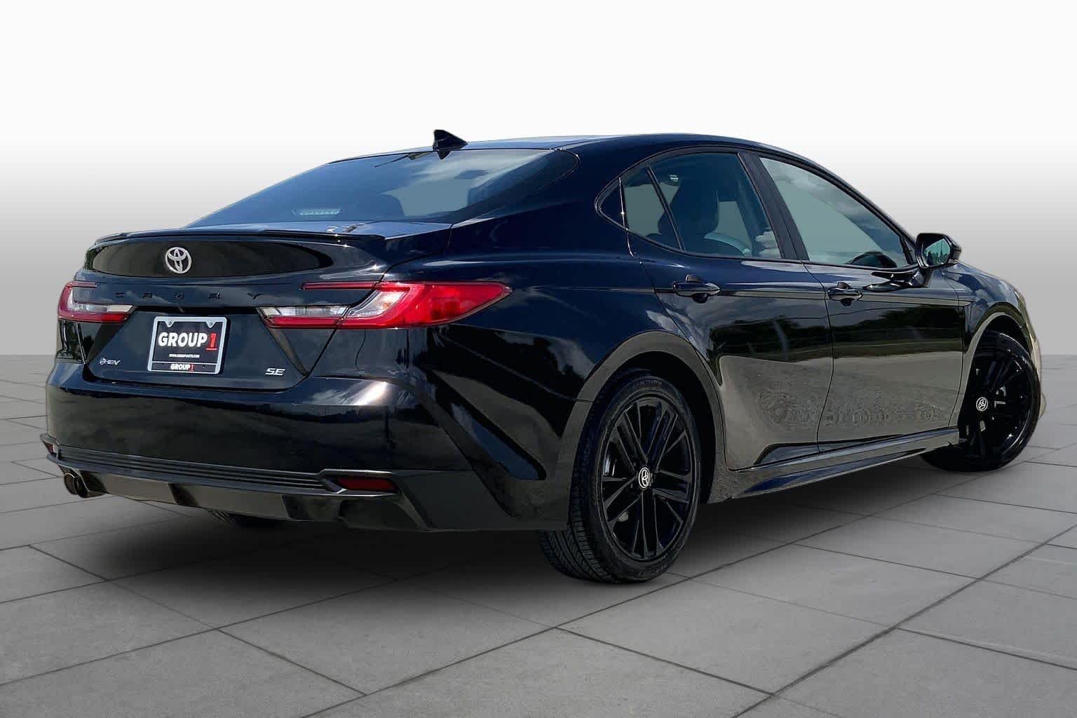 Used 2025 Midnight Black Metallic Toyota SE image 13
