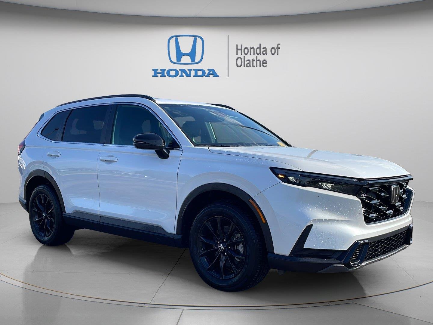 Certified Used 2023 Platinum White Pearl Honda HYB AWD SPORT BD image 1