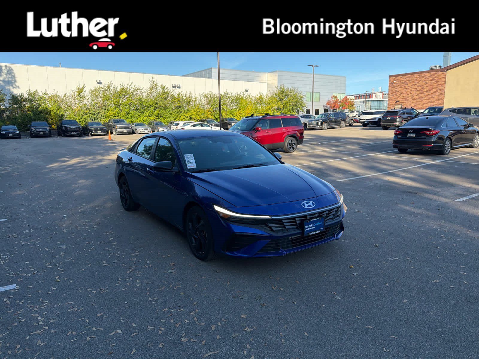 Certified Used 2026 Intense Blue Hyundai SEL Sport image 1