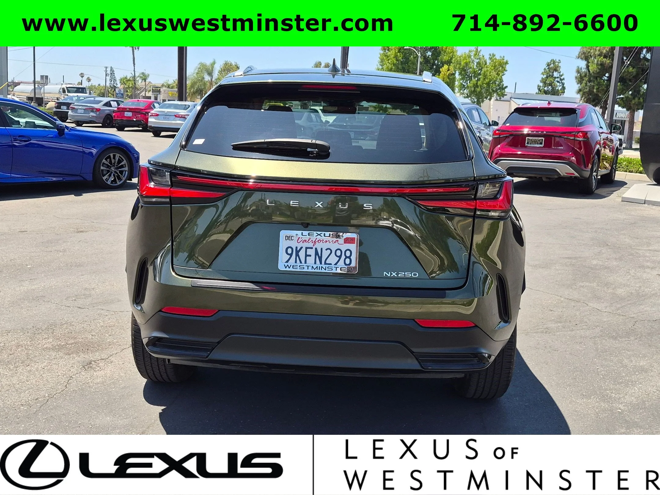 Certified Used 2024 NORI GREEN PEARL Lexus NX 250 image 10