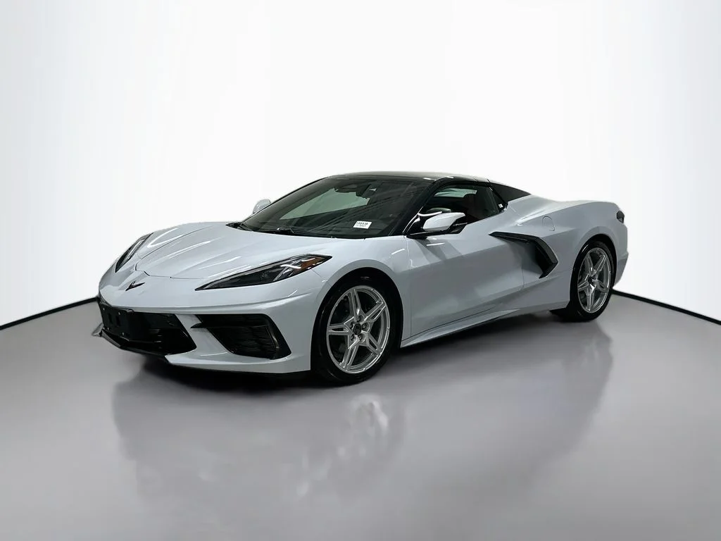 Used 2024 White Chevrolet Stingray image 1