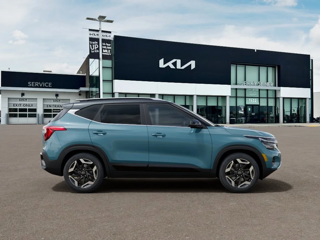 New 2026 Pluton Blue / Black Roof Kia SX image 7