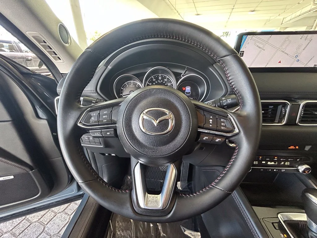 Used 2021 Polymetal Gray Metallic Mazda Carbon Edition image 16