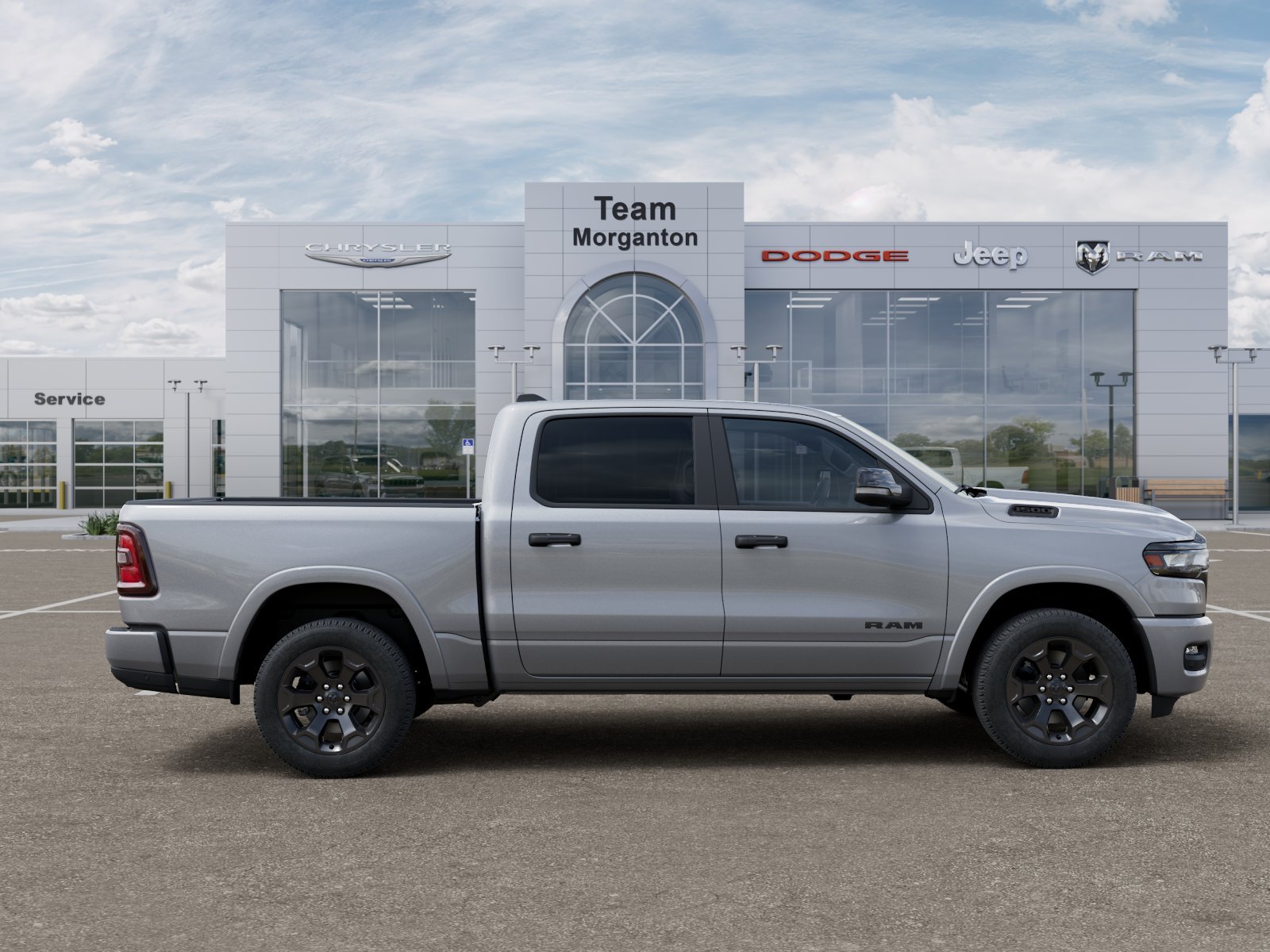New 2026 Billet Silver Metallic Clearcoat RAM Big Horn/Lone Star image 55