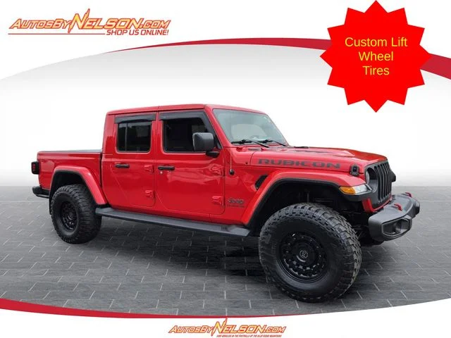 Used 2021 Red Jeep Rubicon image 1