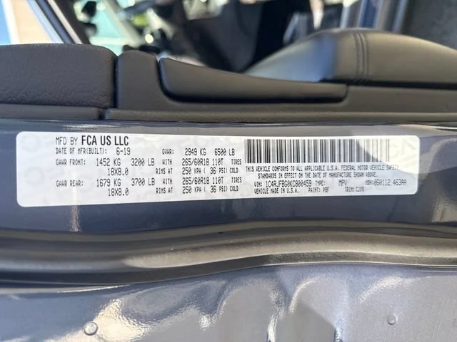 Used 2019 Pacific Blue Clearcoat Jeep Limited image 16
