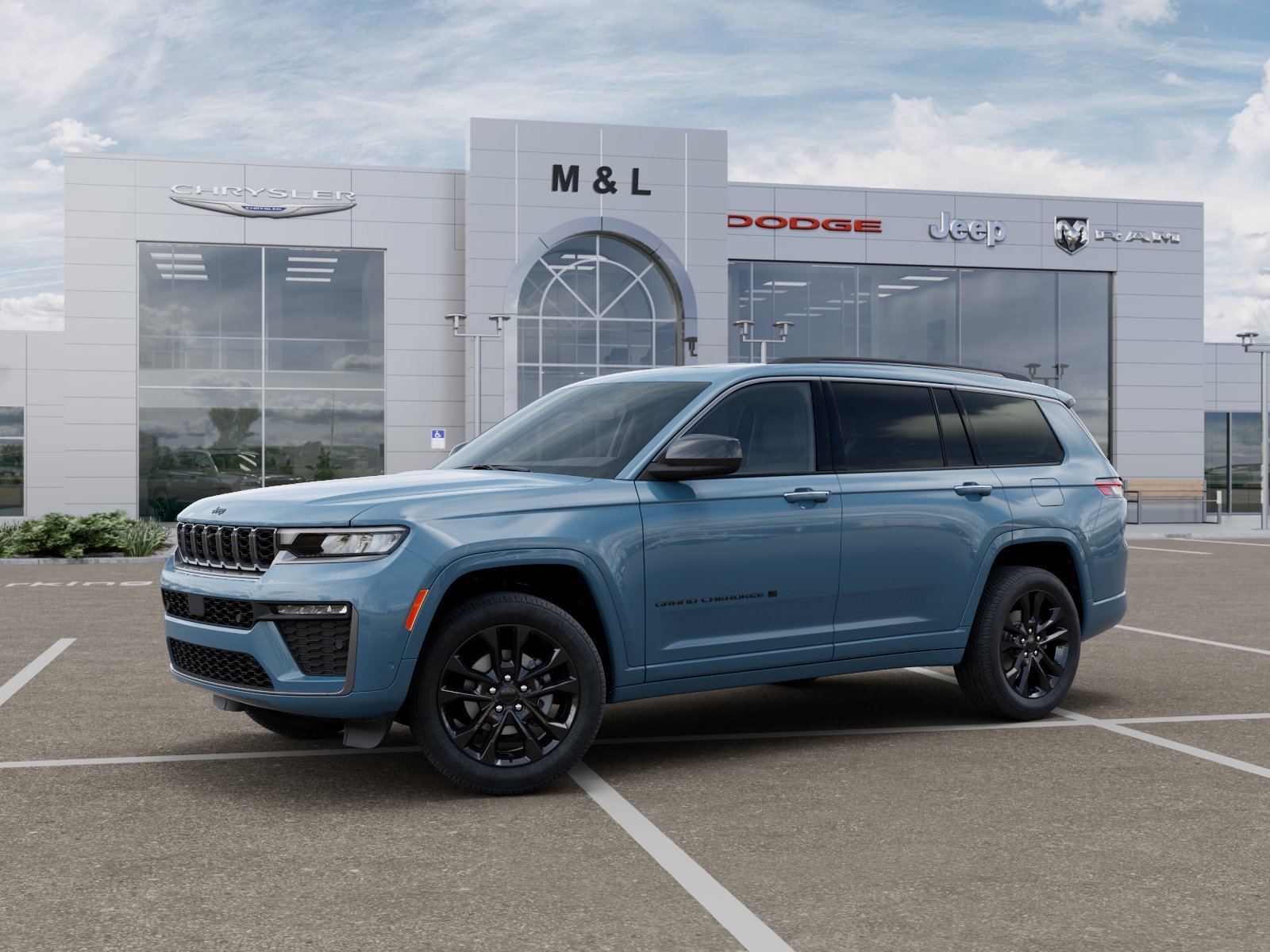 New 2026 Steel Blue Exterior Paint Jeep Limited Reserve 4x4 image 29