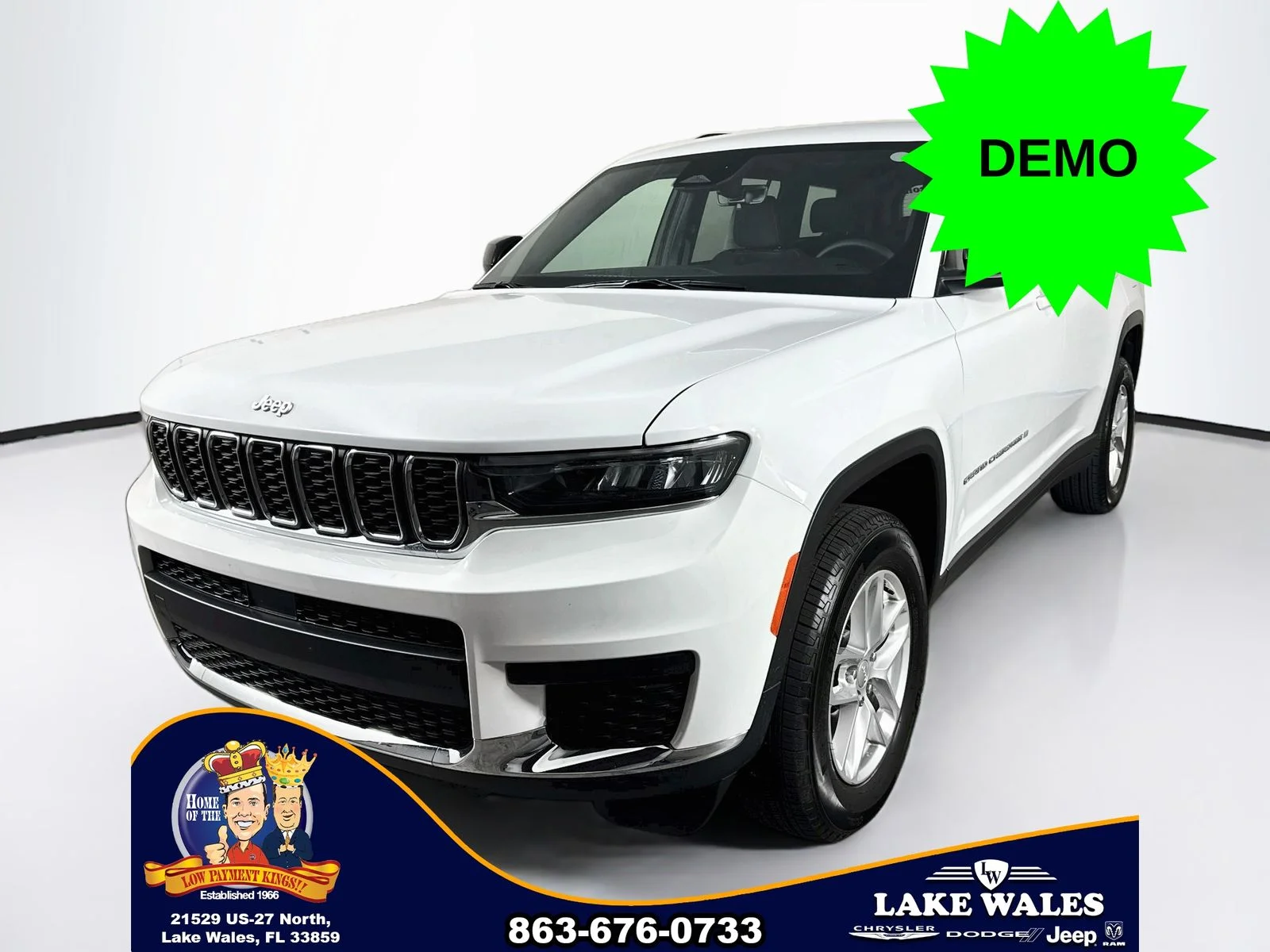 New 2026 Bright White Clearcoat Jeep Laredo image 3