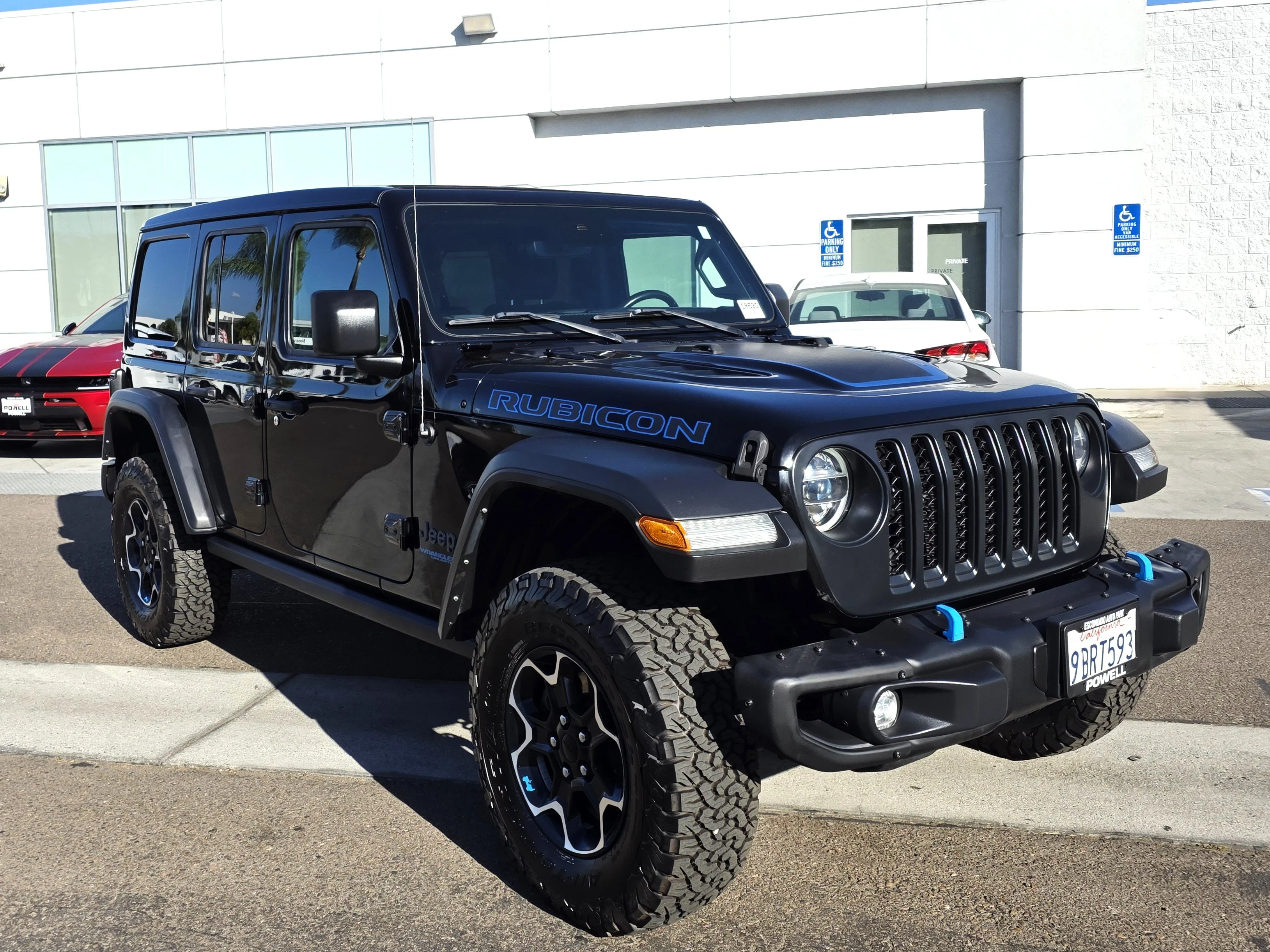 Certified Used 2022 Black Clearcoat Jeep Unlimited Rubicon 4xe image 6