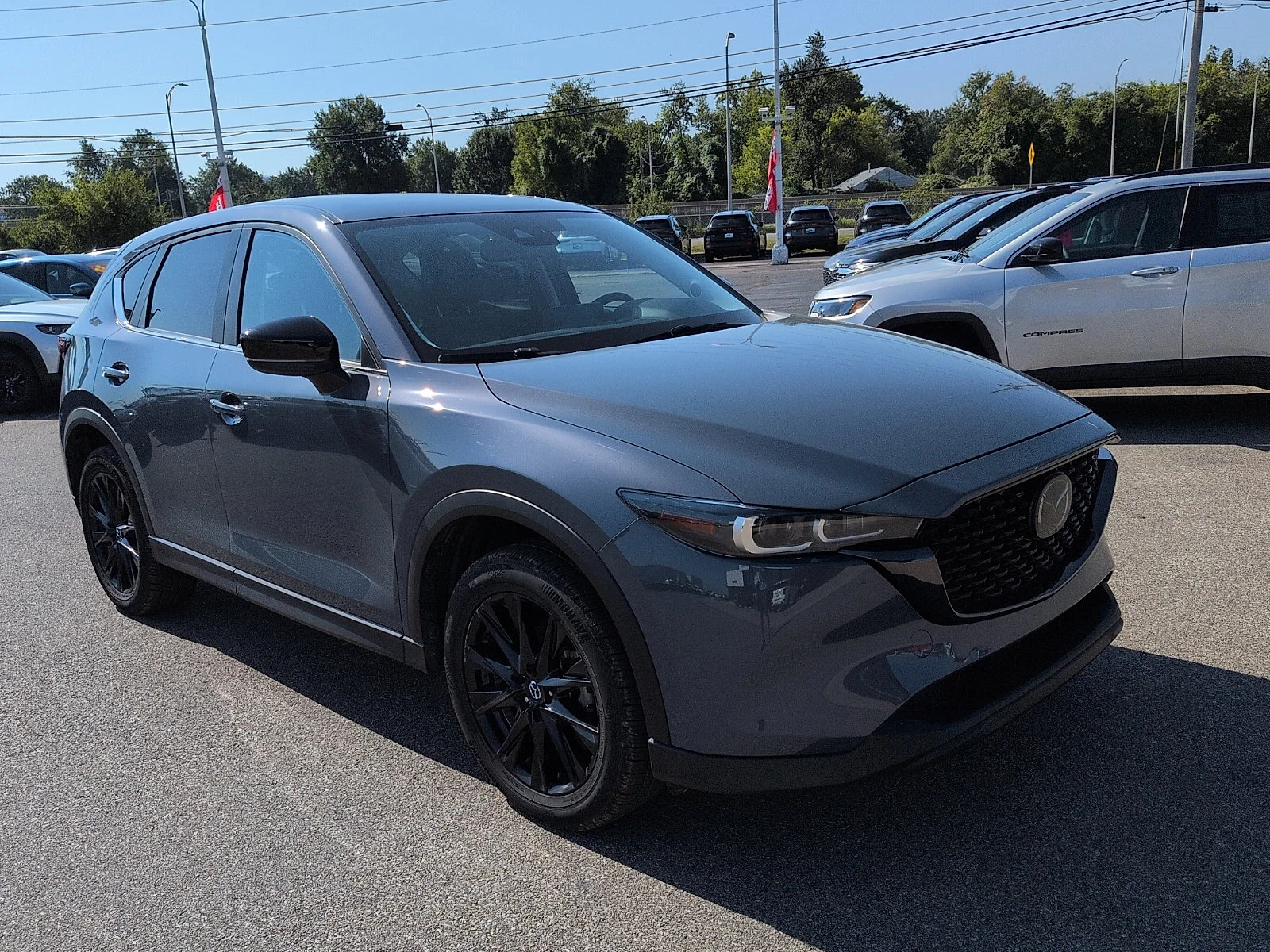 Used 2024 Polymetal Gray Metallic Mazda 2.5 S Carbon Edition image 1