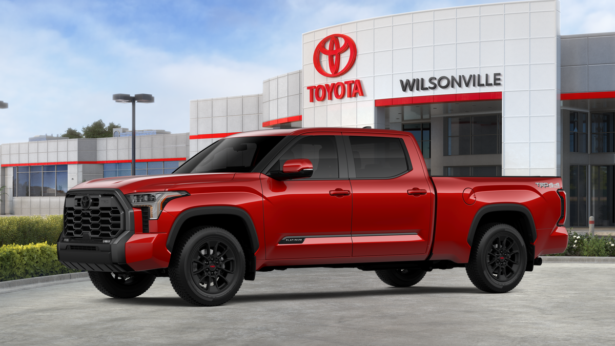 New 2026 Supersonic Red Toyota Platinum image 2