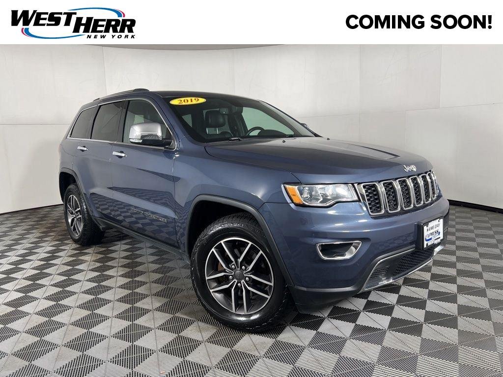 Used 2019 Pacific Blue Clearcoat Jeep Limited image 1