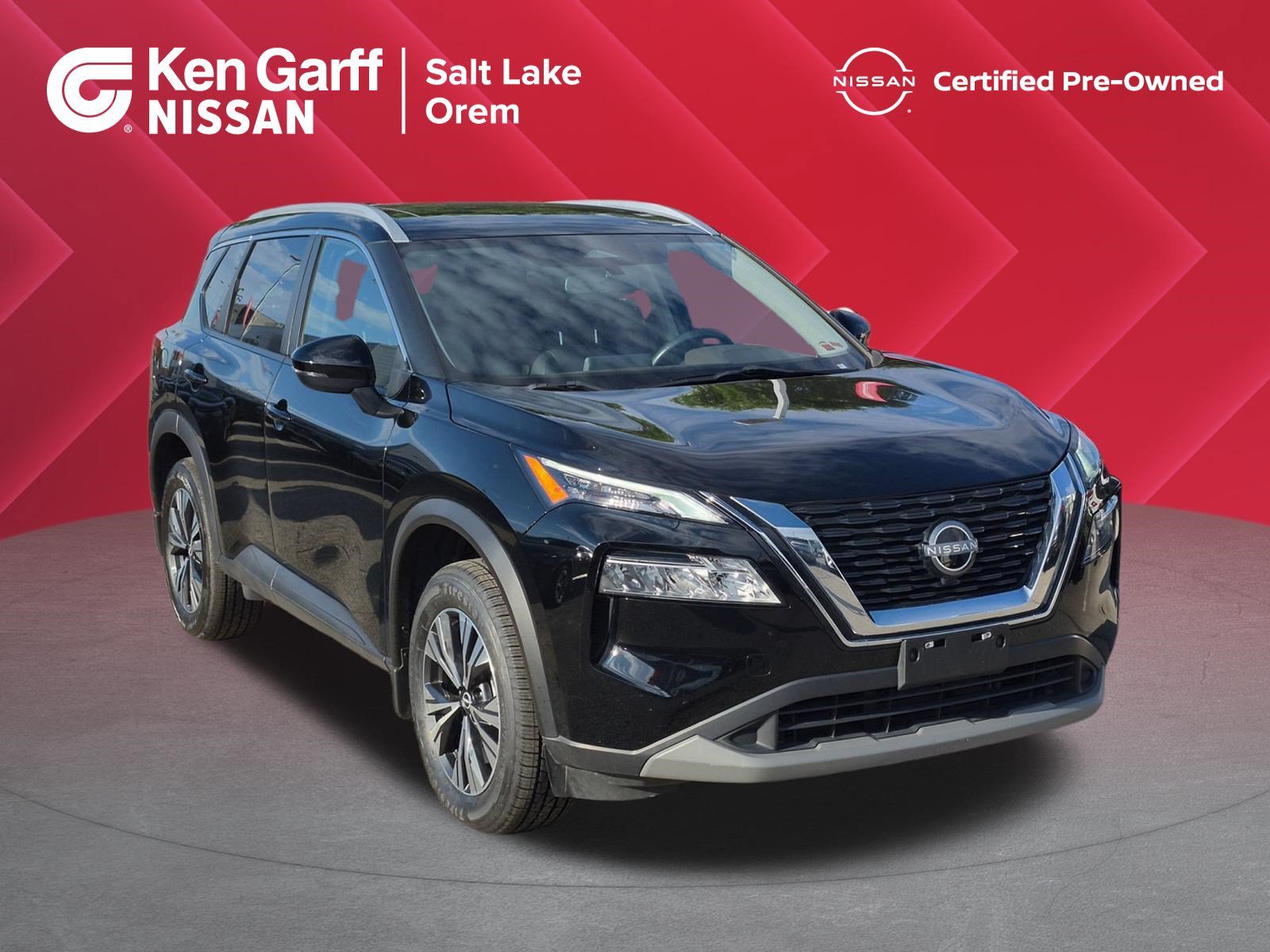 Certified Used 2022 Super Black Nissan SV image 1