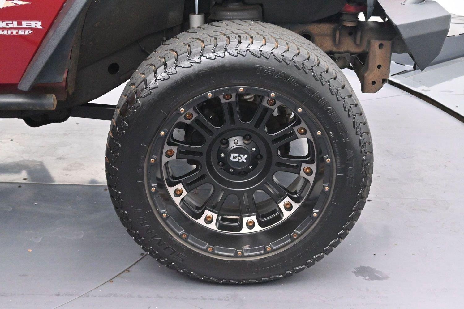 Used 2011 Deep Cherry Red Crystal Pearlcoat Jeep Sahara image 30
