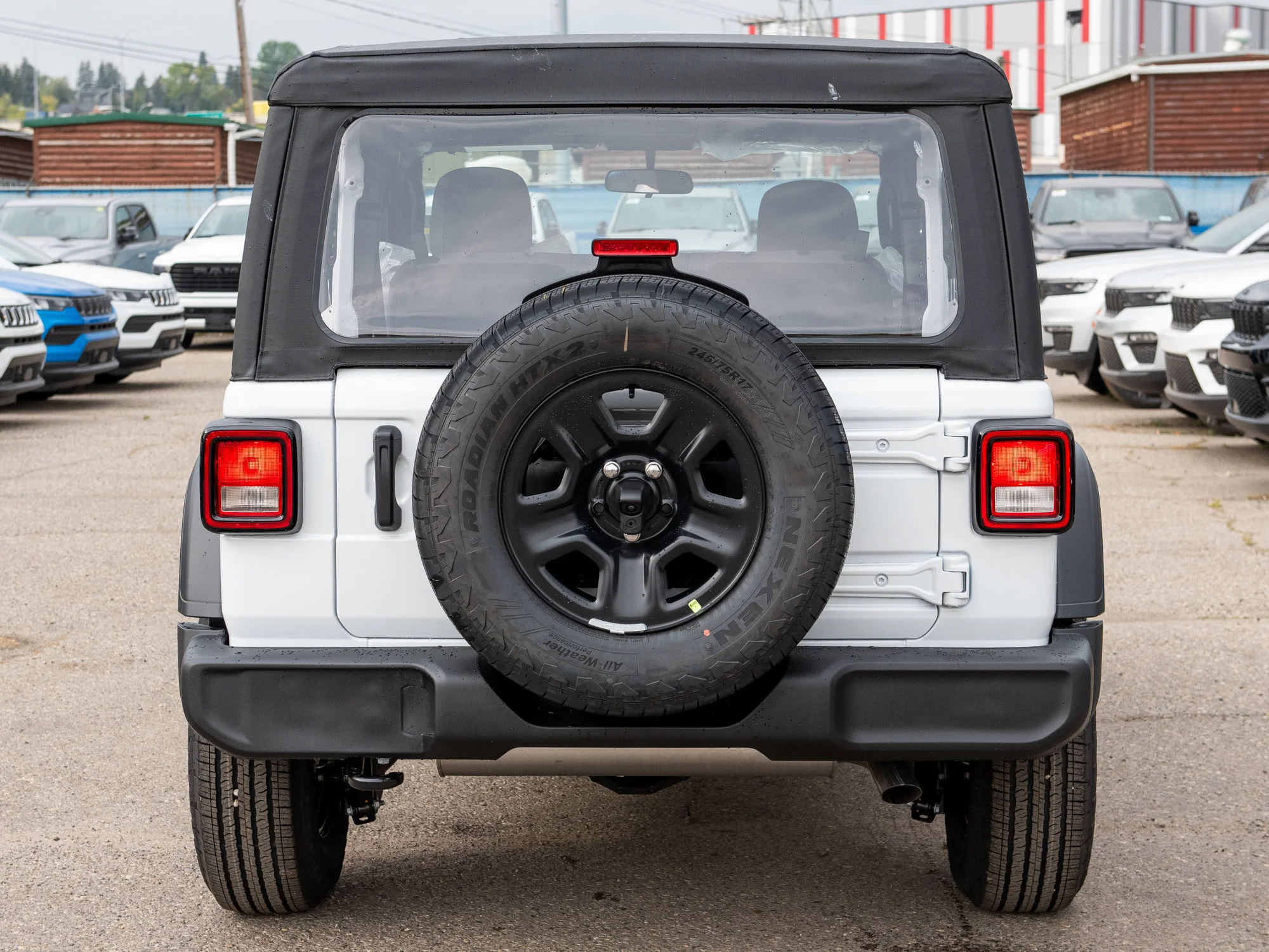 Used 2025 White Jeep Sport* 2 Door, Soft Top 4x4 image 4
