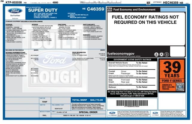 Used 2017 Ingot Silver Metallic Ford XLT image 1