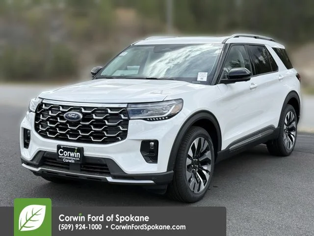 New 2026 Star White Metallic Tri-Coat Ford Platinum image 5