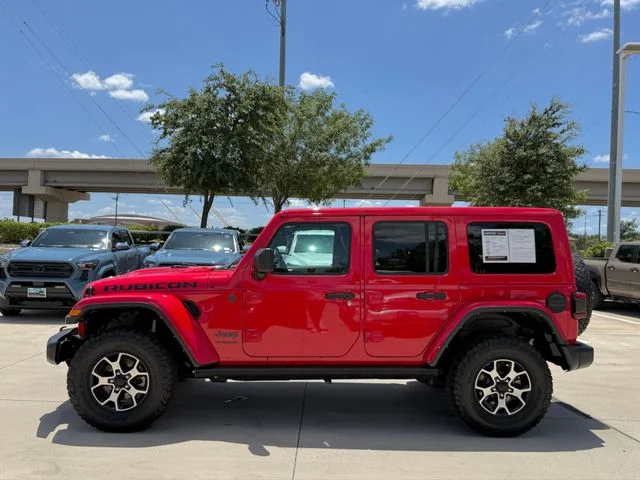 Used 2022 Red Clearcoat Jeep Unlimited Rubicon image 7