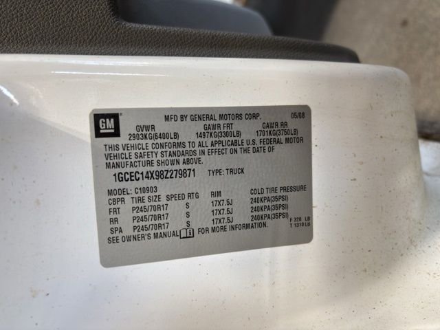 Used 2008 White Chevrolet Work Truck image 32