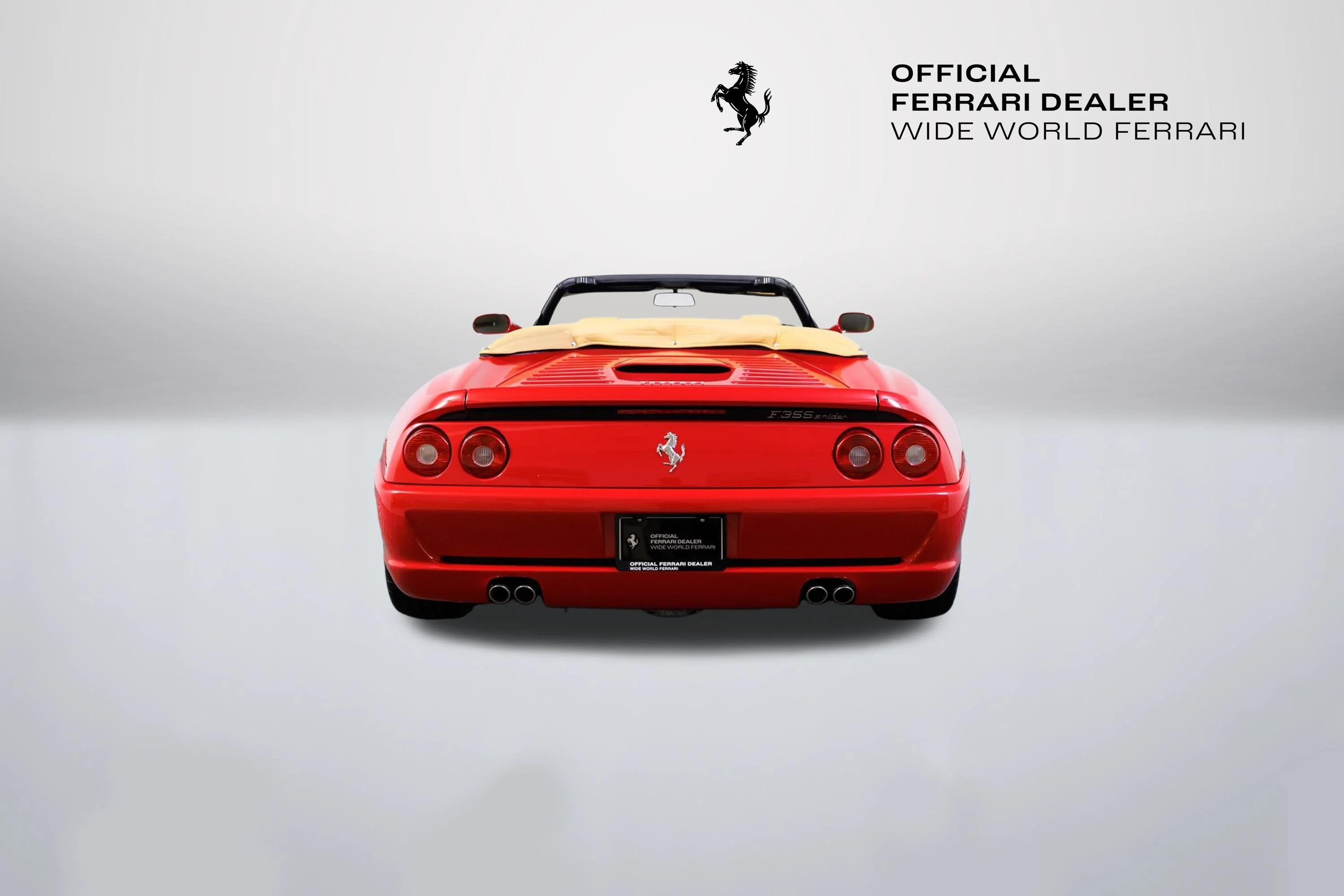 Used 1996 Rosso Corsa Ferrari Spider OEM Manual image 13