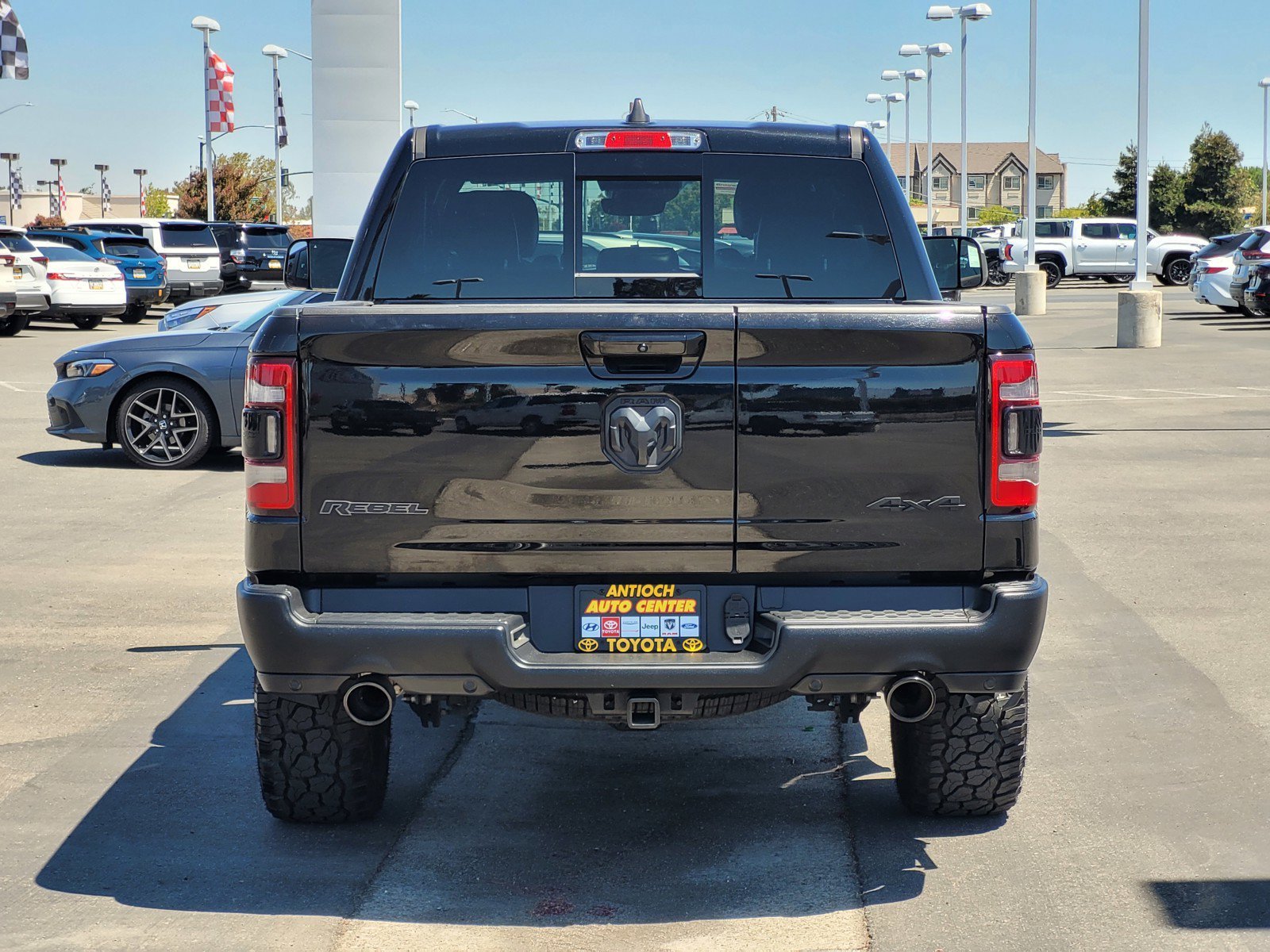 Used 2020 Diamond Black Crystal Pearlcoat Ram Rebel image 5