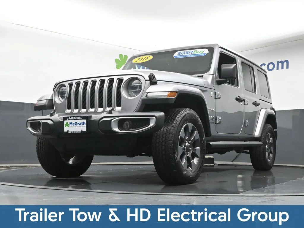 Used 2018 Silver Jeep Unlimited Sahara image 8