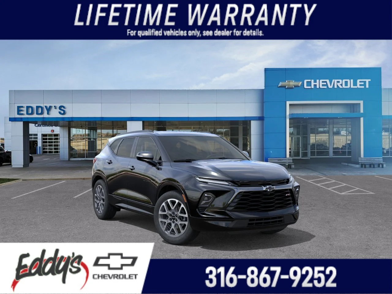 New 2026 Black Chevrolet RS image 1